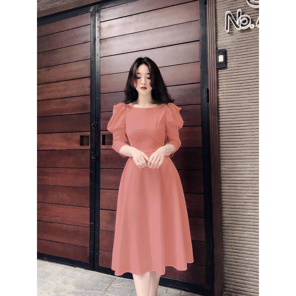 [SIÊU RẺ] Đầm dạ hội nhún tay phồng | BigBuy360 - bigbuy360.vn