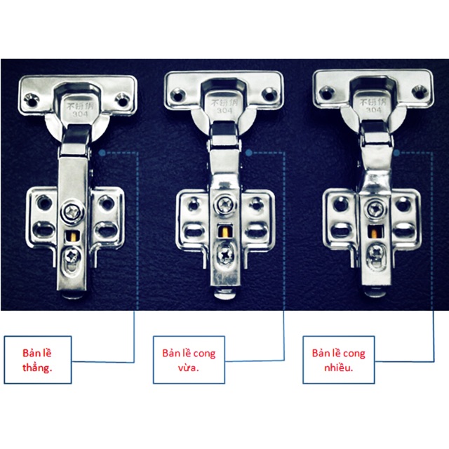 Bản lề Cửa tủ nội thất Inox