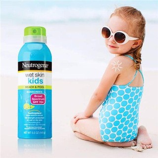 Kem Chống Nắng Dạng Xịt Neutrogena Wet Skin Kids Spf 70+ 141g