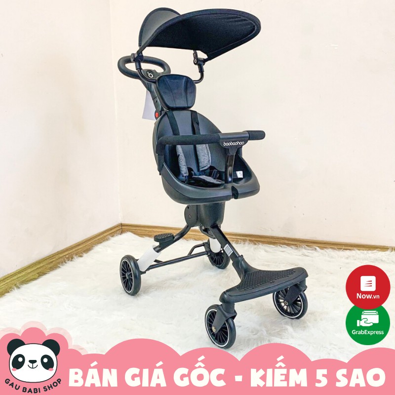 FREE SHIP !!! Xe đẩy đi dạo xoay 2 chiều cao cấp BAOBAOHAO V3B loại có mái che cho bé