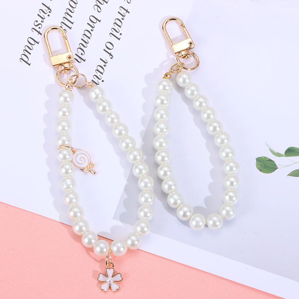 Móc Khóa Đính Ngọc Trai Dễ Thương MIHAN1