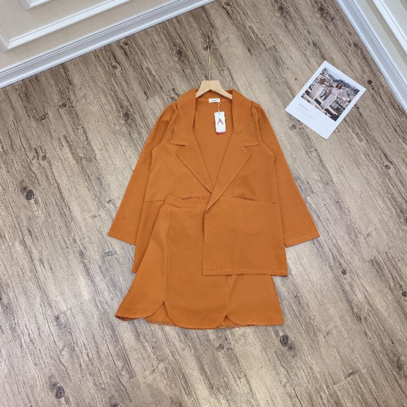 [Mã WAMT1505 giảm 10K đơn 0K] [WAMT1505 - giảm 10K cho đơn bất kì] Sét áo nâu chân váy siêu hot kèm video và ảnh thật | BigBuy360 - bigbuy360.vn