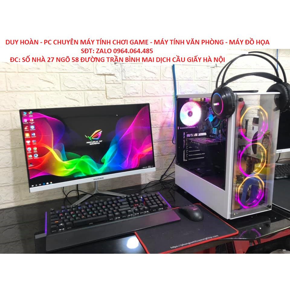 hàng chính hãng -  máy tính cấu hình khủng chơi PUBG - GTA5,LOL,Fifa 4..Màn hình cong 24inch 144hz | BigBuy360 - bigbuy360.vn