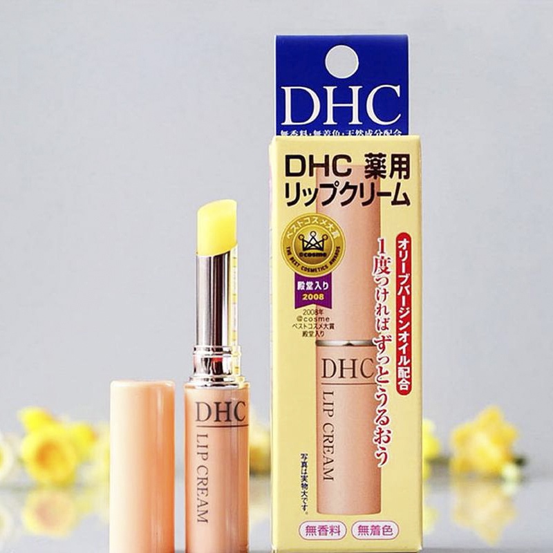 Son dưỡng môi chống nẻ DHC không màu Nhật Bản