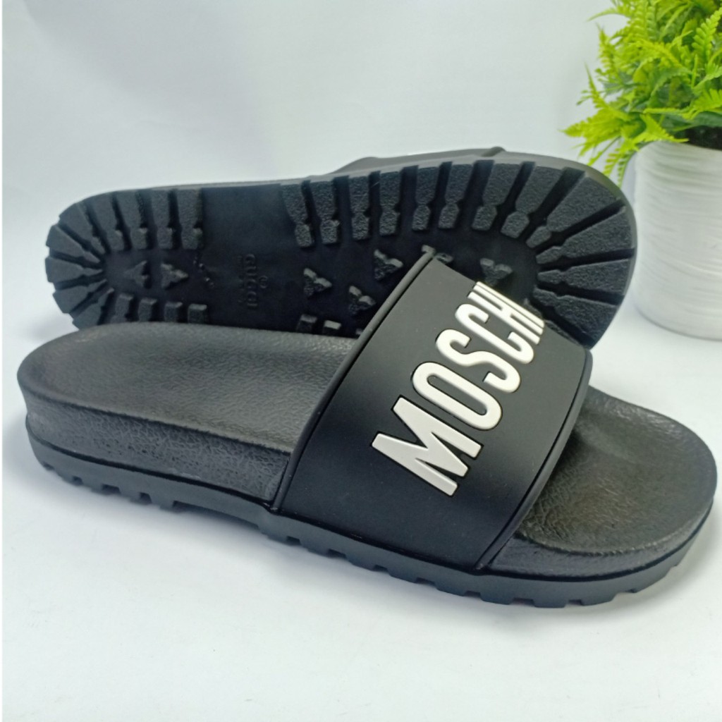 Dép lê thời trang quai ngang nam đế cao 4cm mochino ,hàng sẵn kho từ 38 - 43