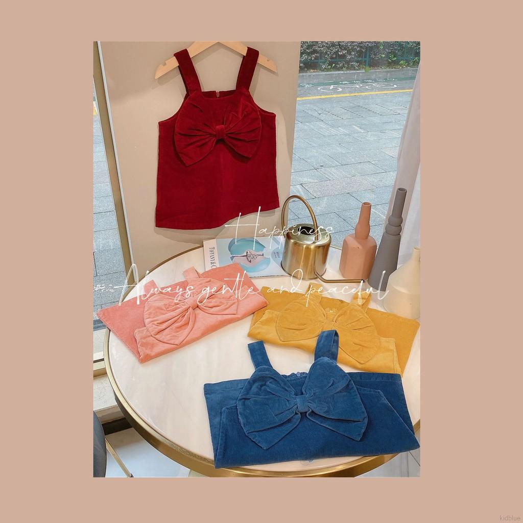 Đầm Sát Nách Hình Bướm Cho Bé Gái