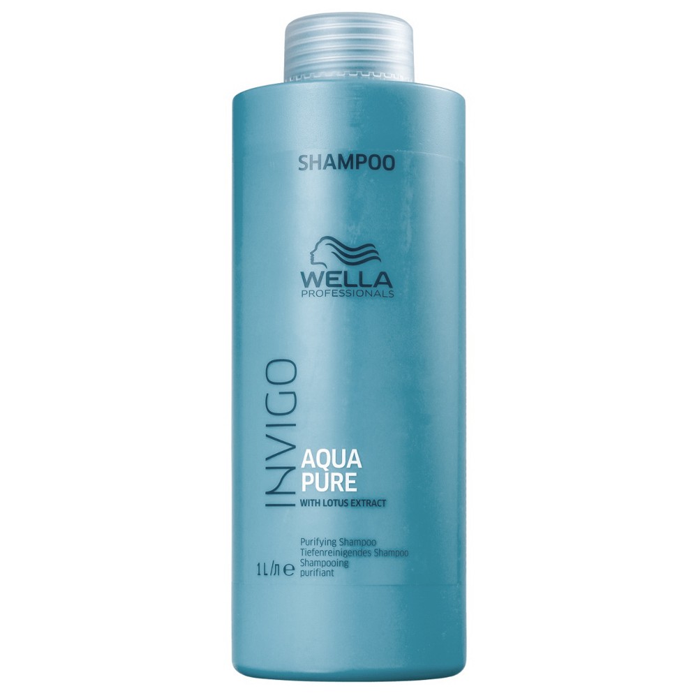 Dầu gội làm sạch da đầu Wella INVIGO Aqua Pure Purifying Shampoo 1000ml