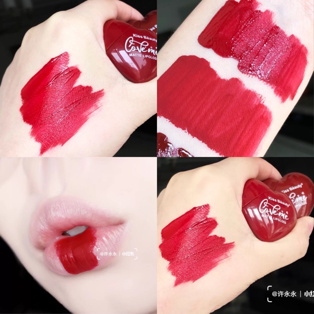 Son kem lì kiss beauty trái tim | BigBuy360 - bigbuy360.vn