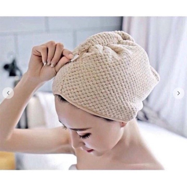 khăn quấn khô tóc siêu nhanh loại to dày đẹp