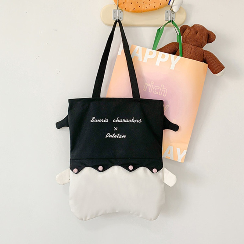 Youyo Túi vải Cỡ Lớn Họa Tiết Hoạt Hình Dễ Thương Cho Nữ