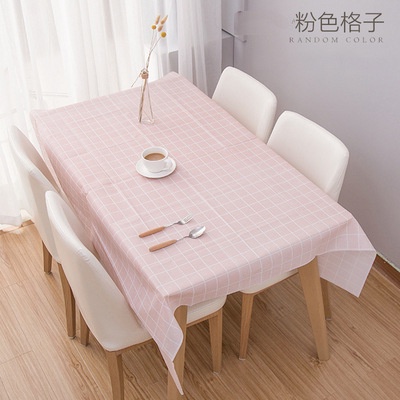 🍁Khăn Trải Bàn Bằng PVC Chống Nước Chống Dầu Phong Cách Bắc Âu