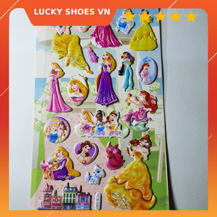 Sticker cute công chúa elsa đáng yêu dễ thương cho bé gái S10