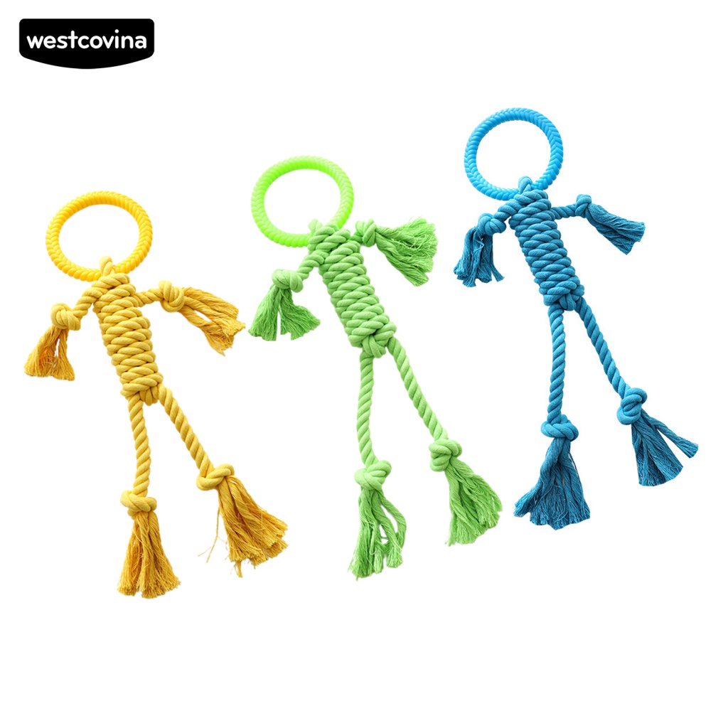 Đồ Chơi Dây Thừng Mềm Thắt Nút Huấn Luyện Tương Tác Cho Cún Cưng