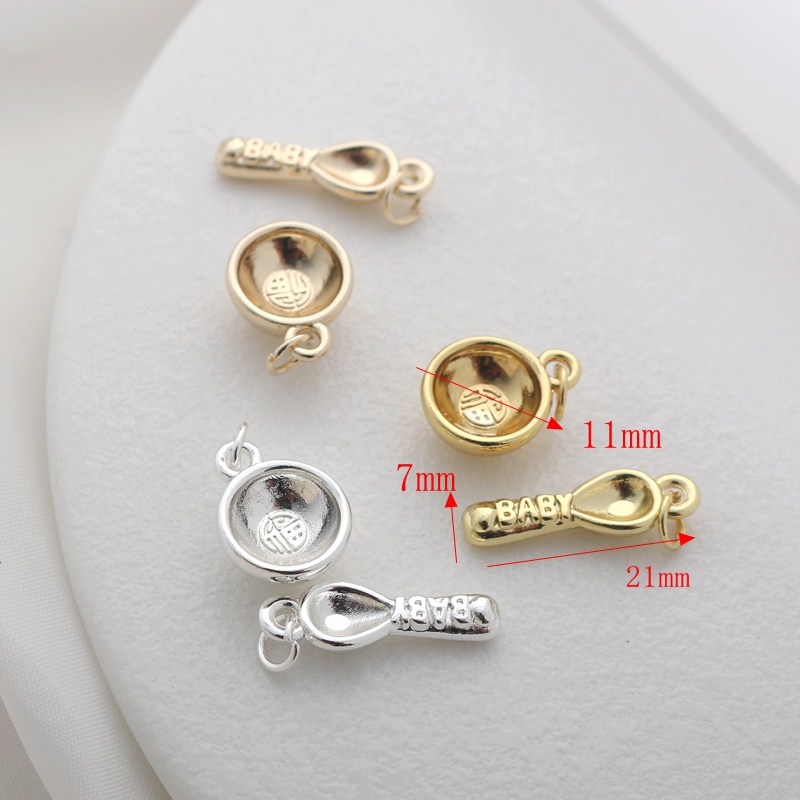 Túi Đồng 18k Kích Thước 7 * 21mm Chuyên Dụng Cho Làm Trang Sức diy