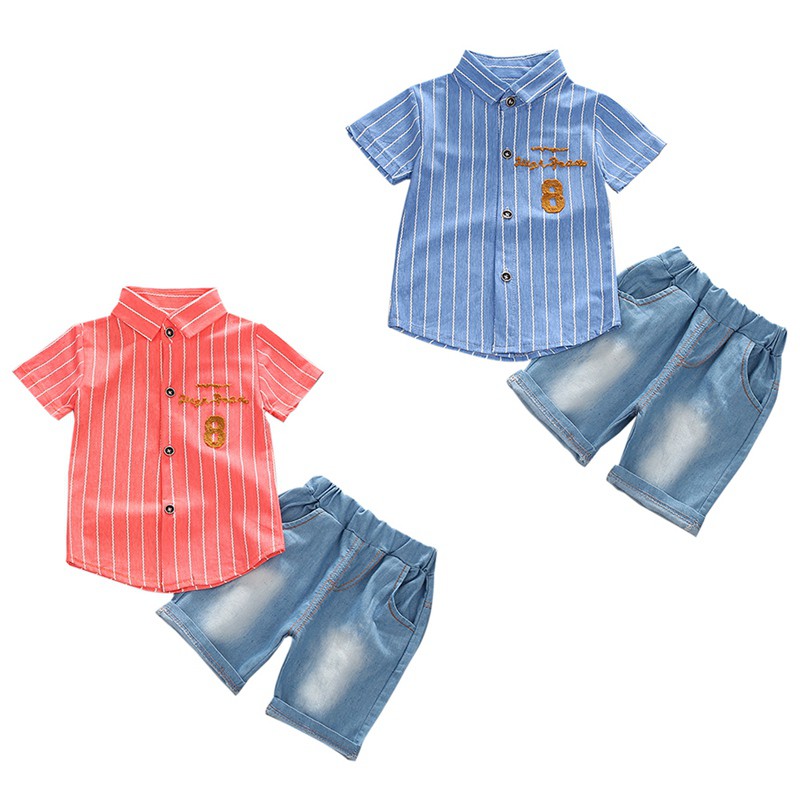 Bộ trang phục mùa hè dành cho bé trai 0 - 4 tuổi