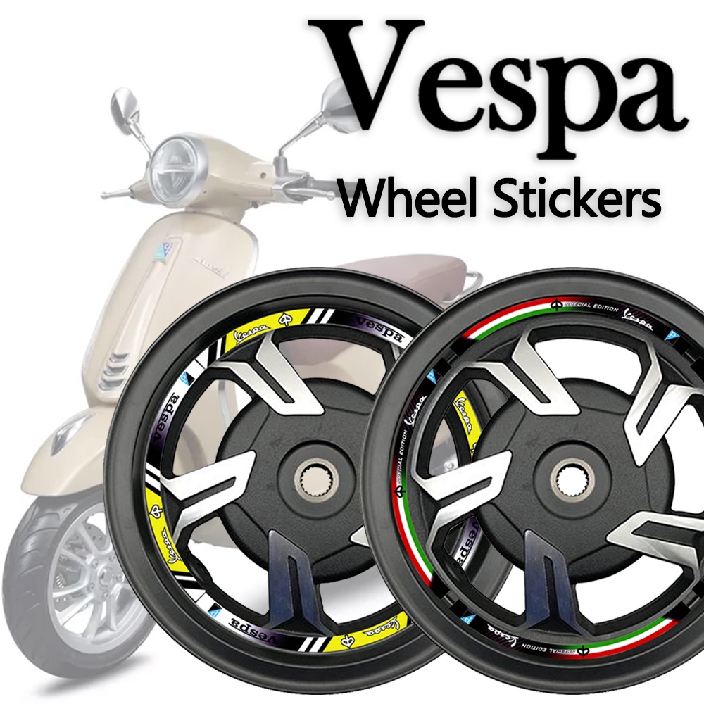 Vespa Hình dán bánh xe Phản chiếu Xe máy đề can Đối với PIAGGIO GTS300 Sprint 150 300