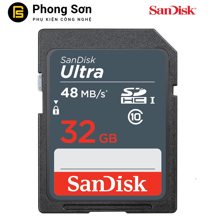 Thẻ nhớ SDHC 32GB Ultra 320x 48mb/s Sandisk | BigBuy360 - bigbuy360.vn