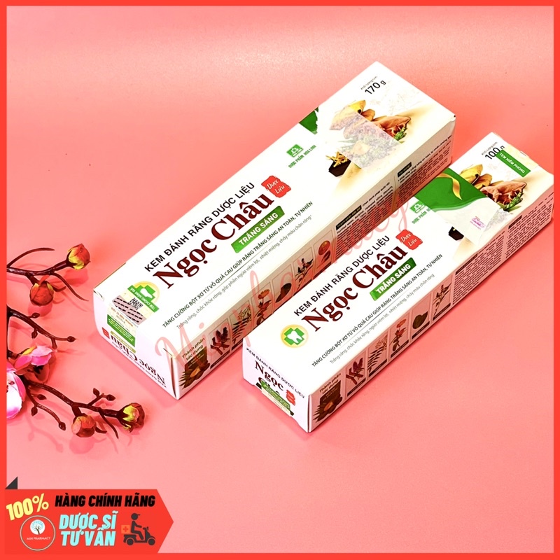 Kem Đánh Răng Dược Liệu NGỌC CHÂU Trắng Sáng An toàn, Tự nhiên - Minpharmacy