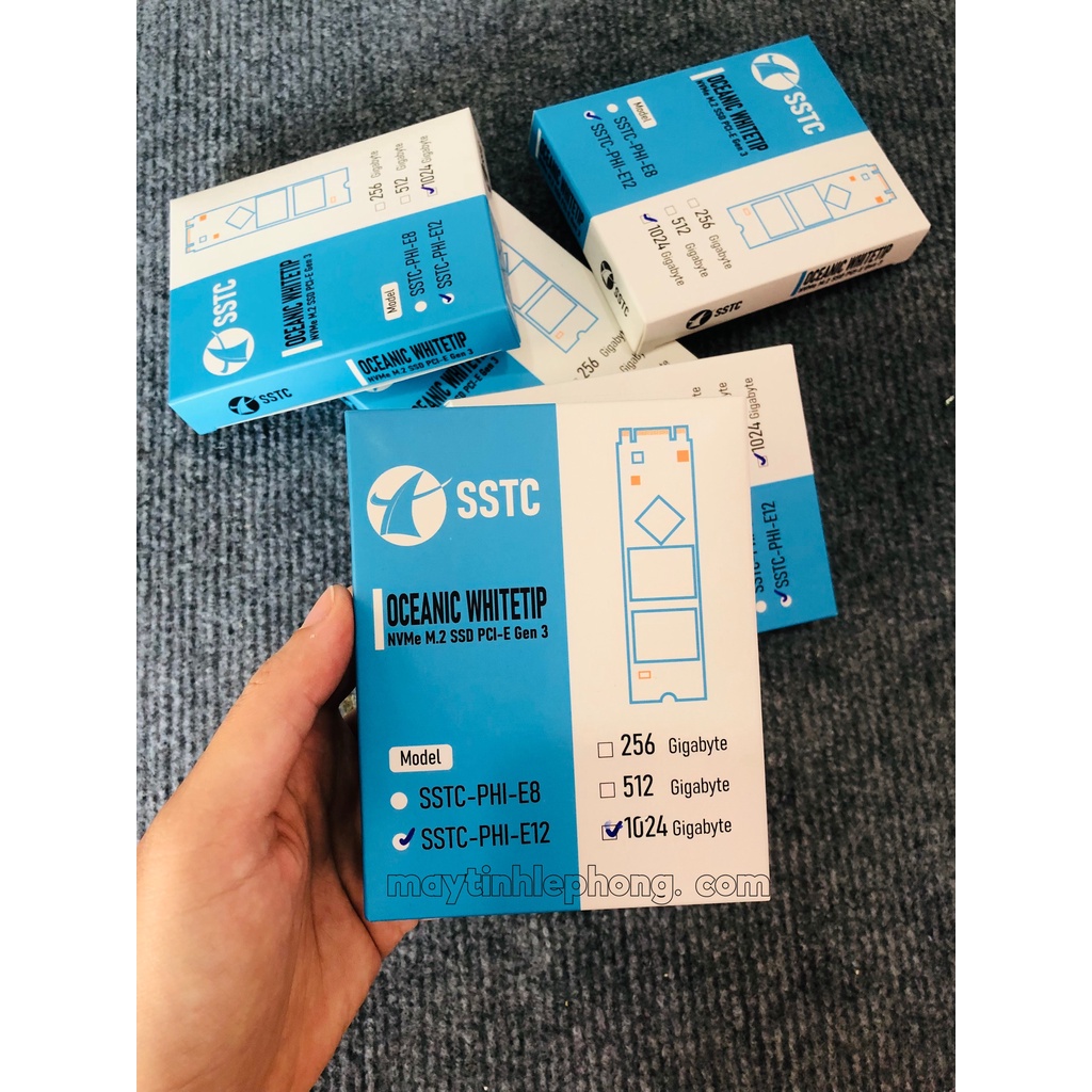 Ổ cứng SSD 1TB SSTC Oceanic Whitetip M.2 NVMe PCIe Gen3x4 (SSTC PHI E12 ) | BigBuy360 - bigbuy360.vn