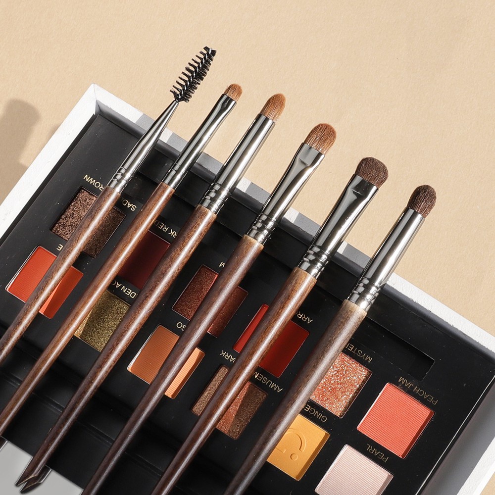 Bộ 6 cọ trang điểm OVW XQ141516182325 đa năng tiện dụng cho mắt/ lông mày
