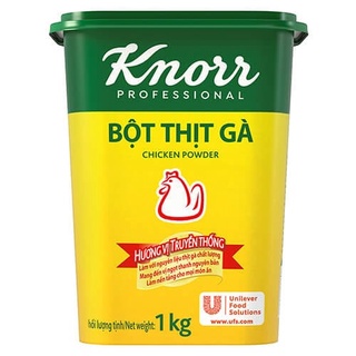 Bột thịt gà hộp nhựa Knorr 1kg - MẪU MỚI