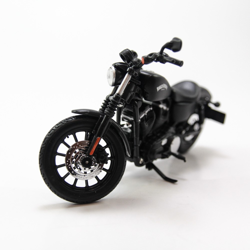 MÔ HÌNH XE HARLEY DAVIDSON 13 SPORTSTER IRON 883 FLAT BLACK 1:12 MAISTO MH-32326