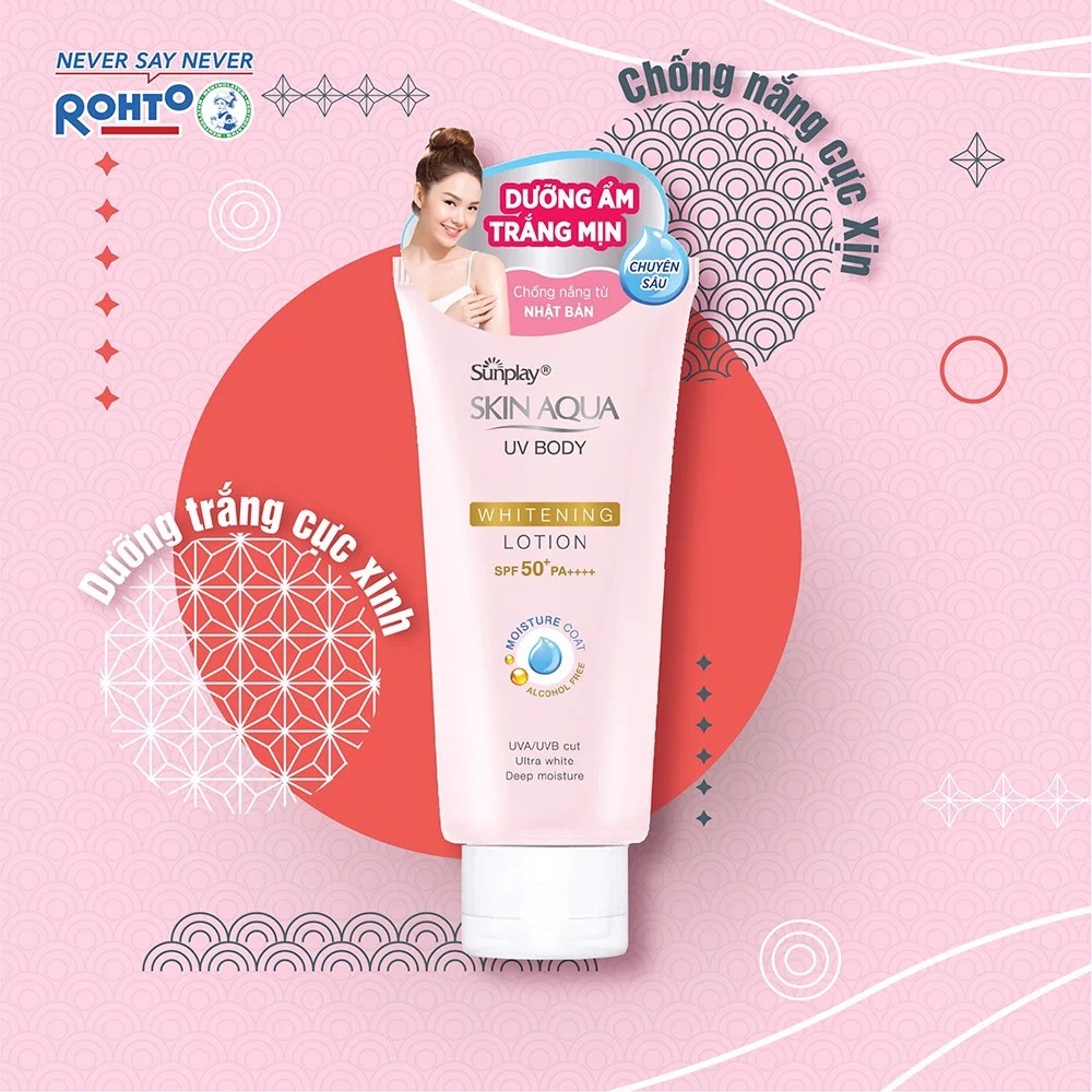 Kem Chống Nắng Dưỡng Thể Trắng Mịn Sunplay Skin Aqua Uv Body Whitening Lotion Spf 50+ Pa++++ (150g)