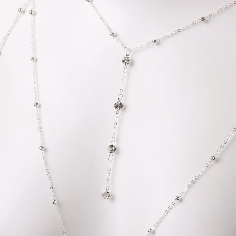 1 Dây Chuyền Vàng/Bạc Phối Dây Tua Rua Độc Đáo Thời Trang