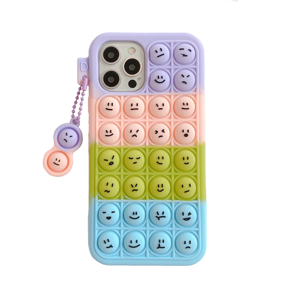 Ốp điện thoại silicon mềm hình bong bóng cho Xiaomi Redmi Note 9s 9 8 7 Pro Max Mi 11 10 9t 8 Pro Poco F3 K40