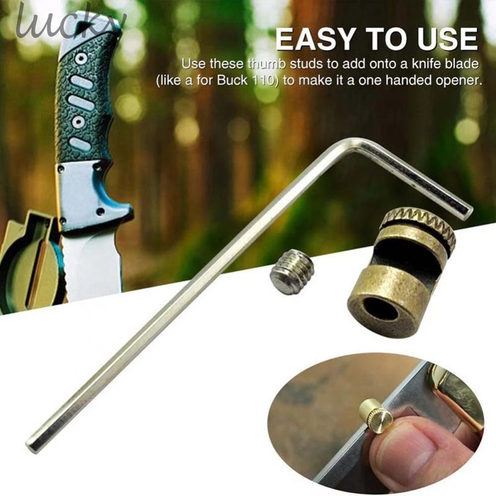 LUCKY~Thumb Stud Cutter Make Installation Easier Push Screw 416 Steel Material#Ready Stock