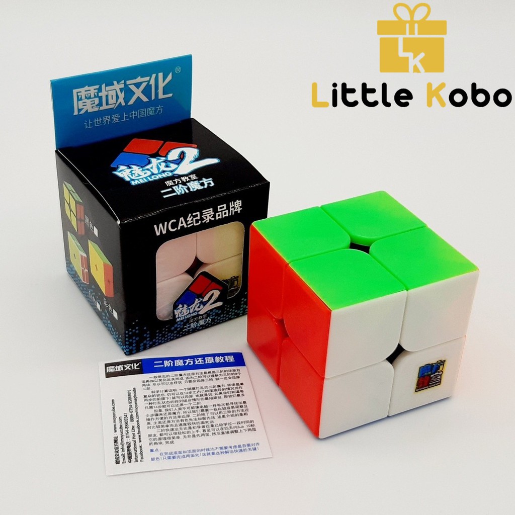 Rubik 2x2 Stickerless MoYu MeiLong MFJS Rubic 2 Tầng 2x2x2 Đồ Chơi Thông Minh