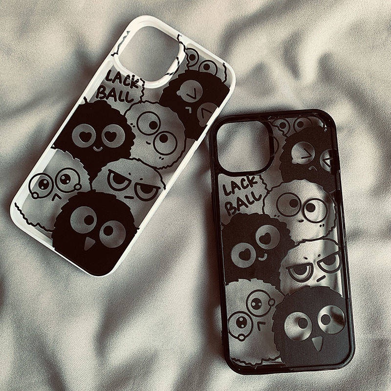 Cartoon Briquette Apple 13/14Promax Phone Case Iphone11/12 Transparent Xrxs Drop-Resistant 78plus Female okjX