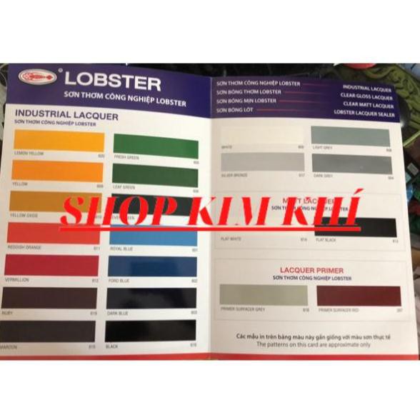 [Kim khí] Sơn dầu Lobster , sơn gỗ cao cấp Lobter Thái Lan 800ml