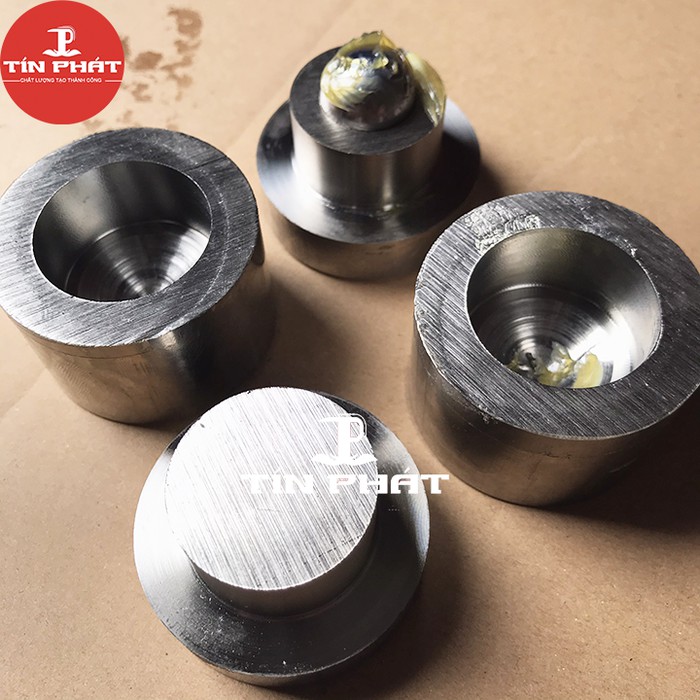 Bản lề cối xoay 360º - Inox 201 Ø38 -Bộ 4 Dùng cho cửa 2 cánh