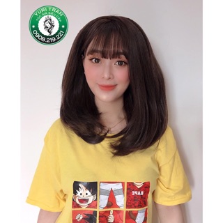 [Tóc giả nguyên đầu] Chính hãng Yuritran Tóc (BỘ CÚP PHỒNG SOCOLA NEW)