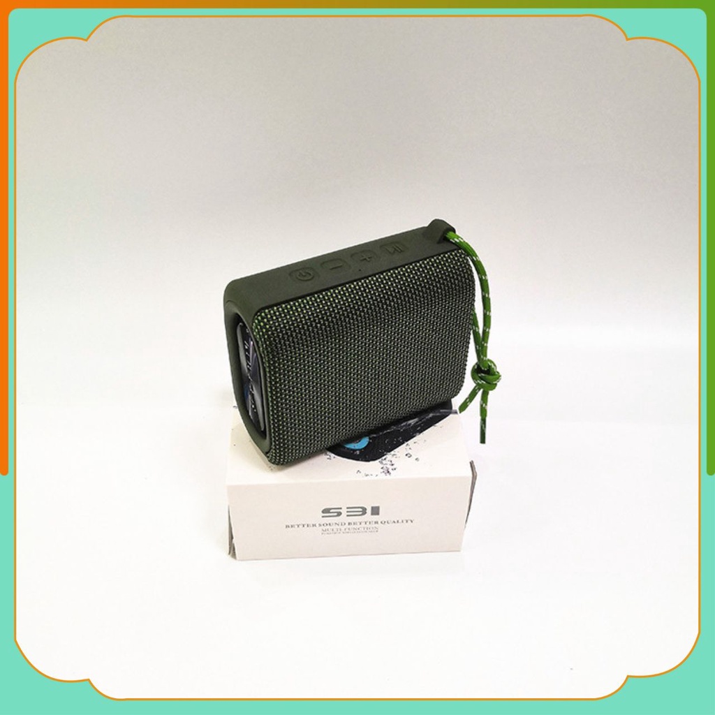 Loa bluetooth mini Koleer S31, loa chống nước IPX7 âm thanh sống động cho máy tính laptop pc. bh 6 tháng