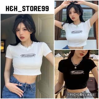 Áo thun croptop nữ in chữ PADBLOOD kiểu dáng unisex 🏵️ croptop nữ form rộng ulzzang🏵️ freeship🏵️sale