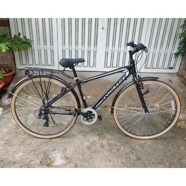 Xe Đạp Touring Courage Bike Japan sườn nhôm 700cc