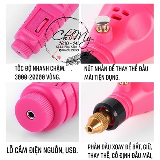 Máy mài móng mini cắm điện