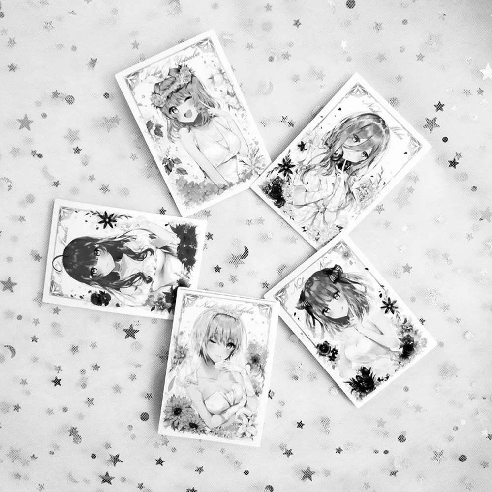 Sticker Họa Tiết Anime The Quintessential Quintuplets Bằng PVC Trang Trí Sổ Tay / Vali / Laptop / Vali