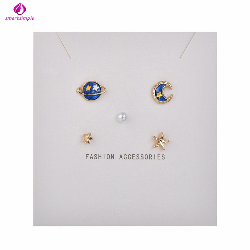 Set 5 Khuyên Tai Thời Trang Dành Cho Nữ