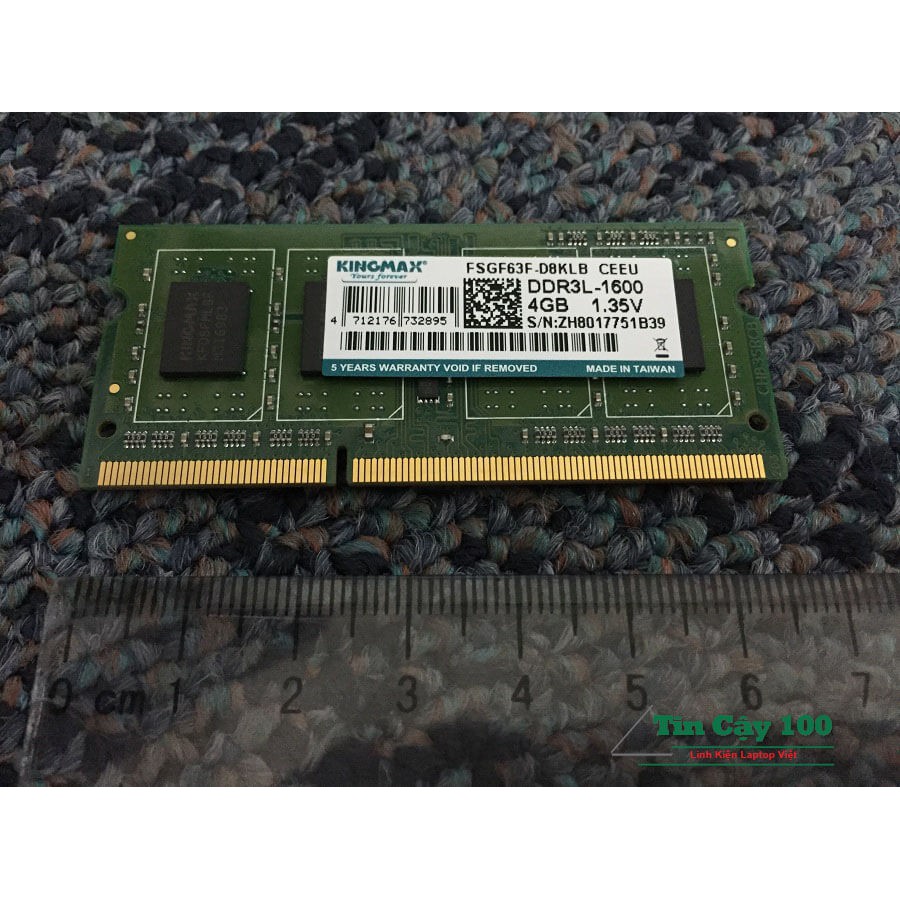 Ram laptop 4G DDR3L bus 1600 (PC3L-12800S)- hàng tháo máy đồng bộ