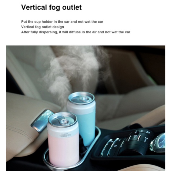 Máy khuếch tán tinh dầu Tạo Độ Ẩm Không Khí 260ML USB Có Đèn Ban Đêm