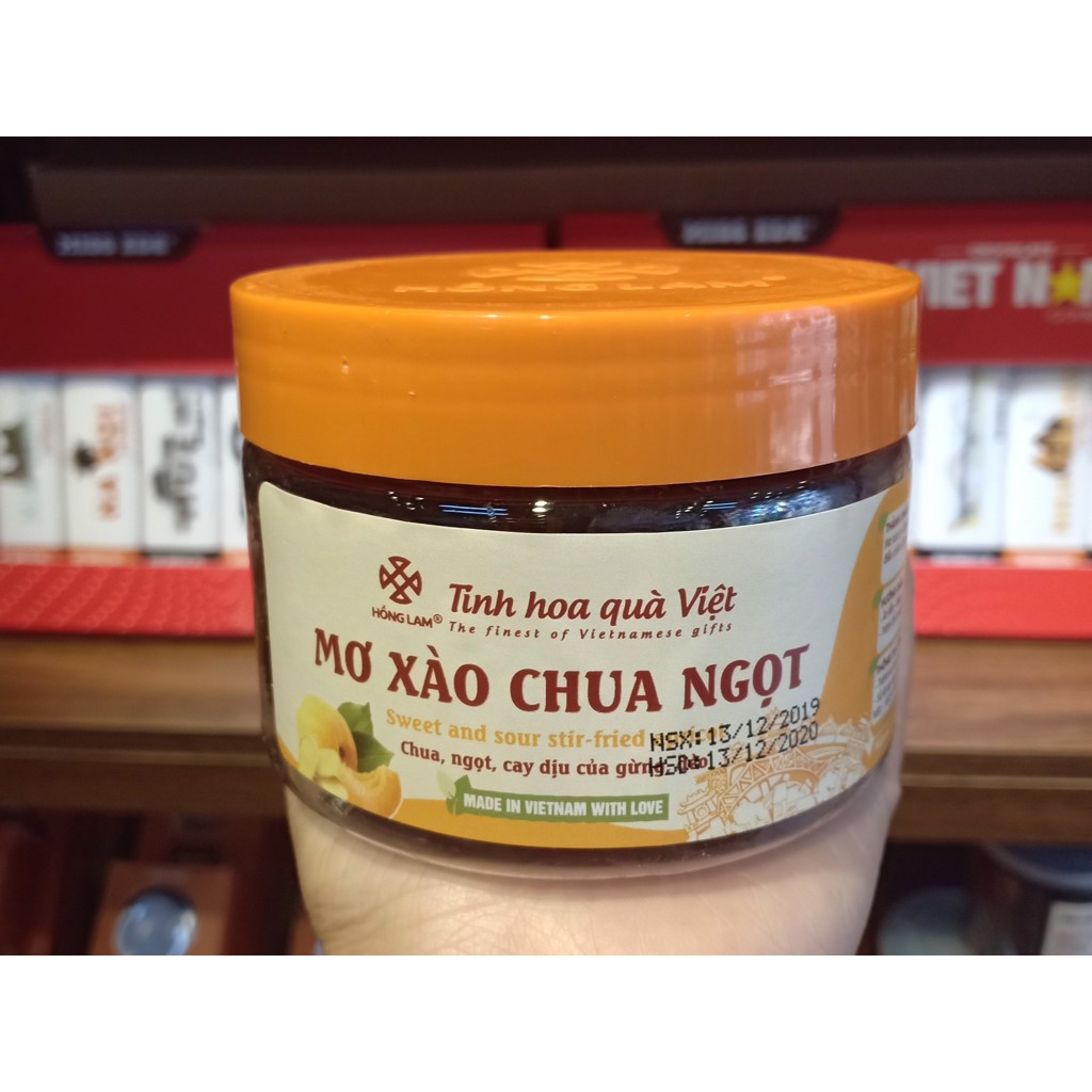 Mơ Xào Chua Ngọt Hồng Lam Hộp 200G