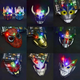 [20 loại] MẶT NẠ Phát Sáng CON ONG Avengers biệt đội siêu anh hùng Iron man, Spider man, Captain America,Batman