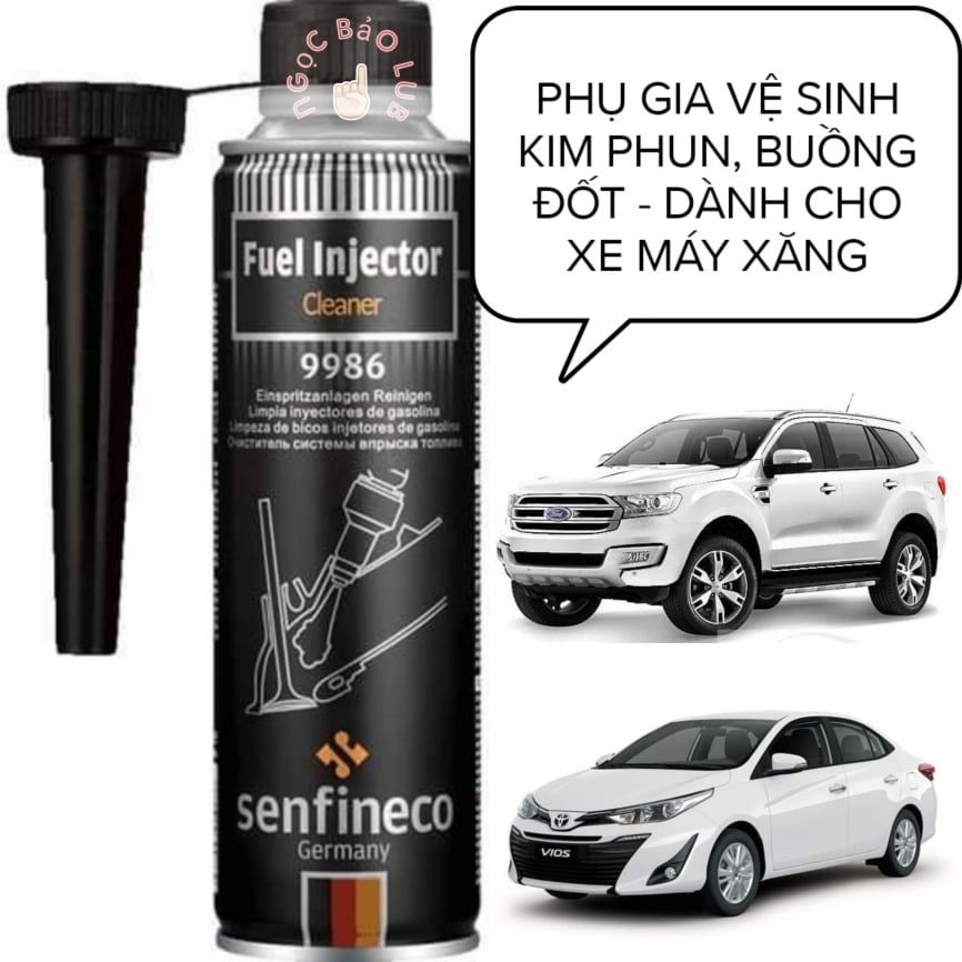 Dung Dịch Vệ Sinh  Béc Phun Xăng Senfineco 9986 (300ml) - Fuel Injection Cleaner. Hàng chính hãng Đức