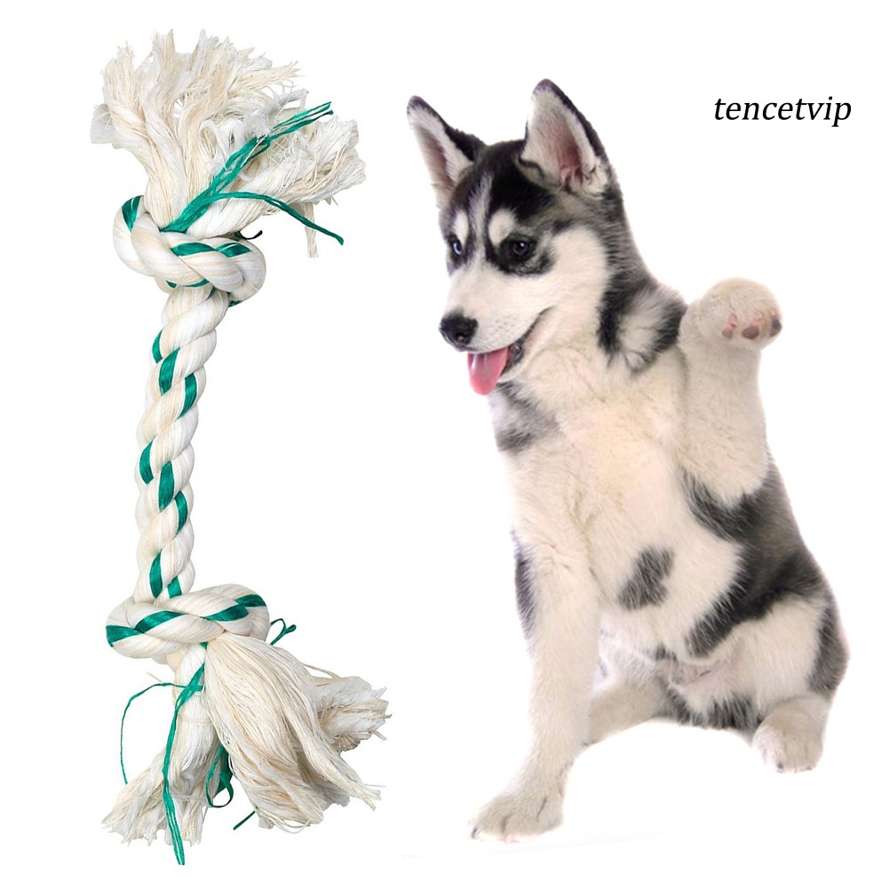 Đồ chơi gặm dây cotton bện hình khúc xương cho thú cưng