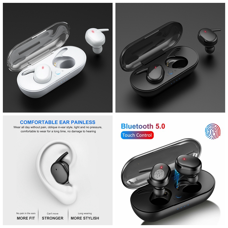 Tai Nghe Bluetooth 5.0 Có Mic Huabojidian 5.0