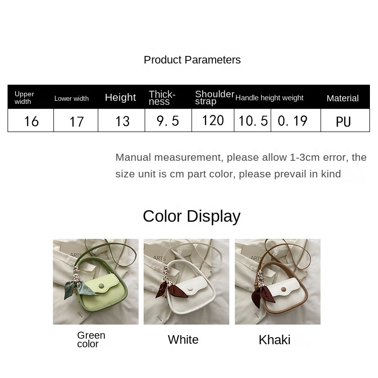 Túi xách/đeo chéo Nữ hình vuông nhỏ thời trang mới phong cách Hàn Quốc