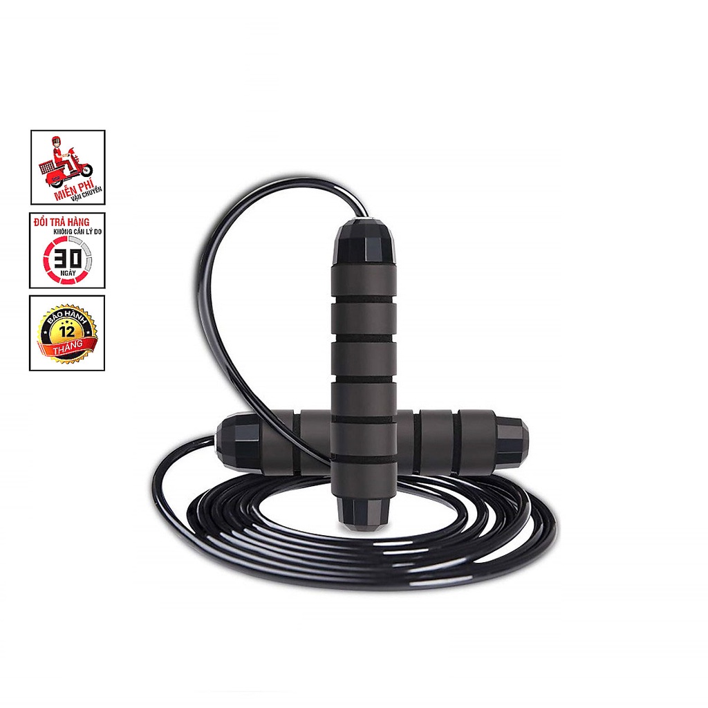 Dây Nhảy Tập Thể Dục Thể Thao Siêu Rẻ, Dây Nhảy MUAY, BOXING Lõi Thép  Cao Cấp 2,7m Có Thể Cắt Bớt Dây